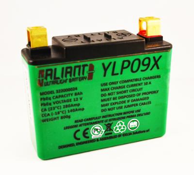 Bild på Aliant Ultralight YLP09X lithiumbatteri