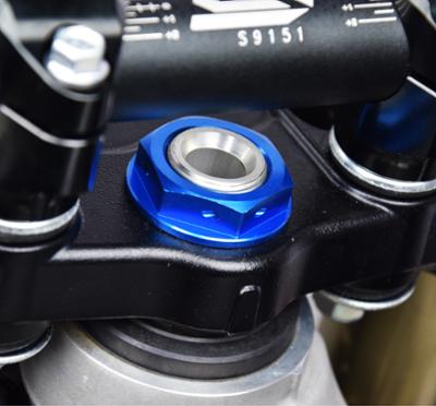 Bild på Scar Steering Stem Nut & Tool - Kawasaki Blue Colo