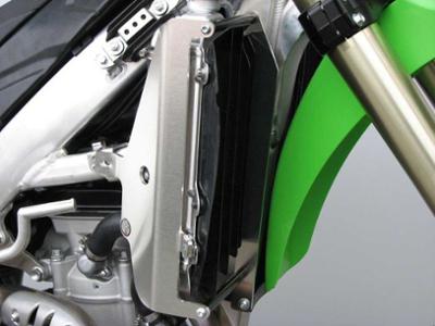 Bild på AXP Radiator Braces Black Spacers Kawasaki KX450F 