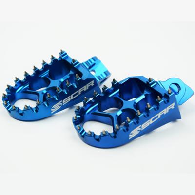 Bild på Scar Evolution Footpegs - Kawasaki Blue color