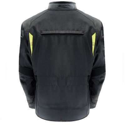 Bild på S-Line textiljacka Adventure Evo night vision svart med gula detaljer M