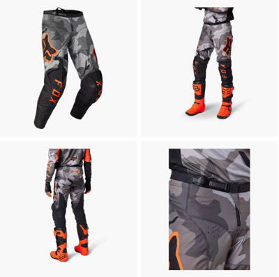 Picture of Fox crossbyxor 180 BNKR grå camo/orange M/32