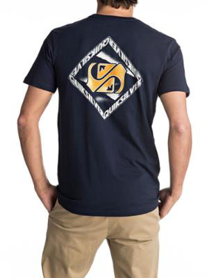 Bild på Quiksilver t-shirt classic mörkblå/gul XL