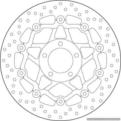 Bild på Brembo Serie Oro flytande bromsskiva