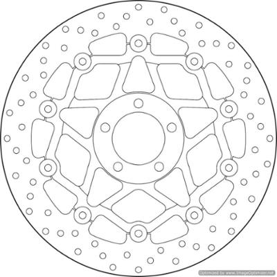 Bild på Brembo Serie Oro flytande bromsskiva
