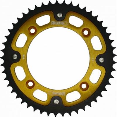 Bild på Supersprox bakdrev alu/stål Stealth guld 428 49T