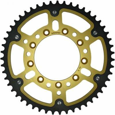 Bild på Supersprox bakdrev alu/stål Stealth guld 520 49T