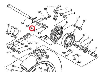 Bild på Yamaha kedjespännare