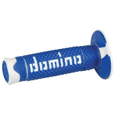 Bild på Domino grepp offroad 22mm blå/vit