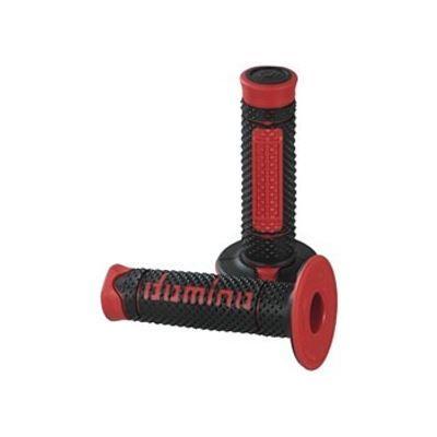 Bild på Domino grepp offroad 22mm svart/röd