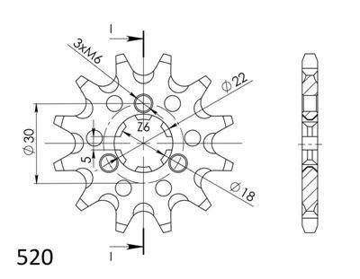 Bild på Supersprox framdrev 520 12T
