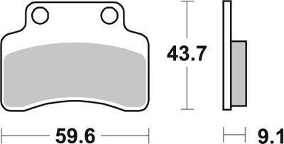 Bild på Sbs Bromsklossats keramisk 141HF (723HF)