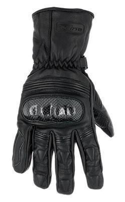 Bild på S-line fodrade läderhandskar med knogskydd svarta XL/11