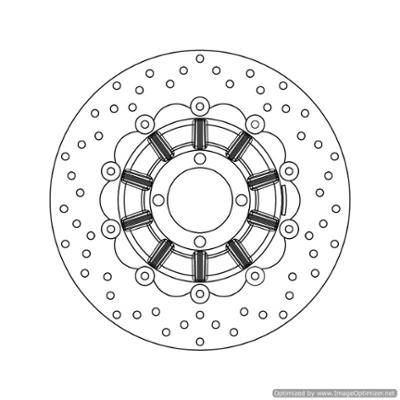 Bild på Brembo Serie Oro flytande bromsskiva