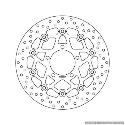 Bild på Brembo Serie Oro flytande bromsskiva fram