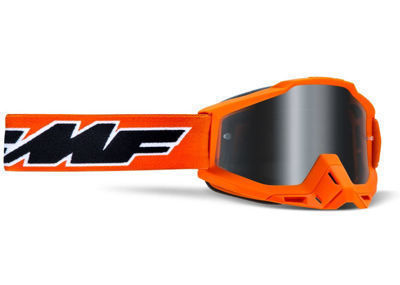 Bild på 100% FMF barn crossglasögon Powerbomb orange med spegel lins