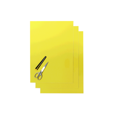 Bild på Blackbird universal nummerplåtsbakgrund 47x33cm 3st gul