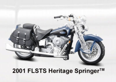Bild på Harley-Davidson leksaksmotorcykel 2001 FLSTS Heritage Springer