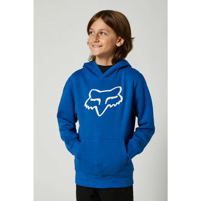 Bild på FOX barn hoodie Legacy fleece blå S