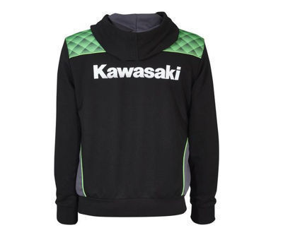 Bild på Kawasaki hoodie sports svart/grön S
