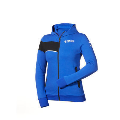 Bild på Yamaha hoodie dam paddock blå/svart XL