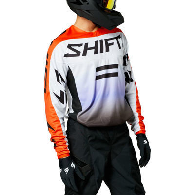 Bild på Shift crosströja White Label Fade svart/vit/orange 2XL