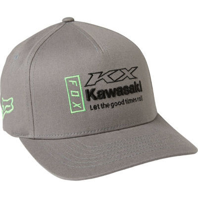 Bild på FOX Kawasaki keps flexfit grå S/M