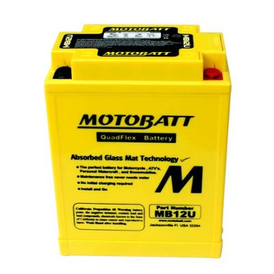 Bild på Motobatt batteri MB12U (YB12A-A, YB12AL-A, YB12AL-A2, YB12A-B, 12N12-4A, 12N12A-4A-1)