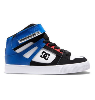 Bild på DC barn skor PURE HIGH TOP EV vita/svarta/röda 35