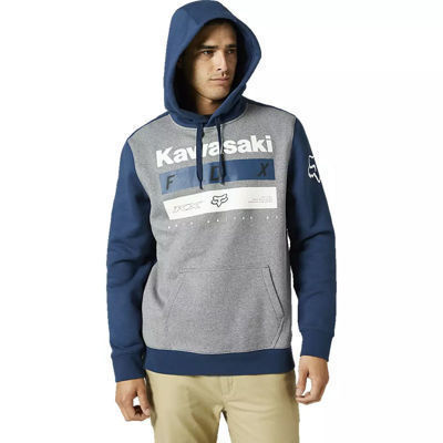 Bild på Fox Kawi stripes PO fleece grå/blå S