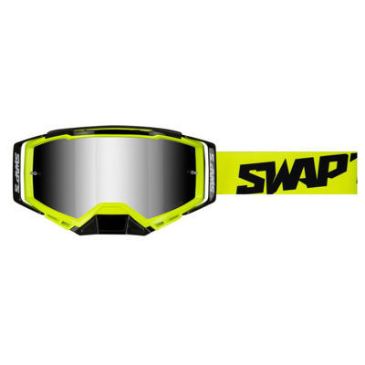 Bild på Swaps crossglasögon Aurus Lite gul/svart med klar och spegel lins
